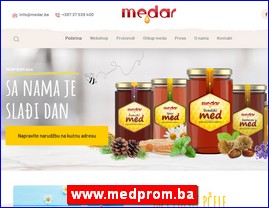 Med, proizvodi od meda, pelarstvo, www.medprom.ba