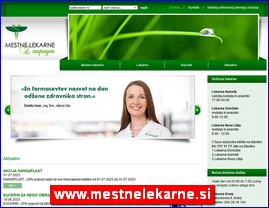 Lekovi, preparati, apoteke, www.mestnelekarne.si