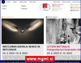 Galerije slika, slikari, ateljei, slikarstvo, www.mgml.si