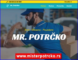 Mister Potrko - ekspres dostava paketa, hrane, lekova, namirnica, cvea, www.misterpotrcko.rs