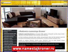 Nameštaj, Srbija, www.namestajkroner.rs