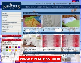 Posteljina, tekstil, www.nenateks.com