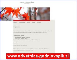 Advokati, advokatske kancelarije, www.odvetnica-godnjovspik.si