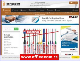 Kancelarijska oprema, materijal, kolska oprema, www.officecom.rs