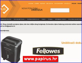 Kancelarijska oprema, materijal, kolska oprema, www.papirus.hr
