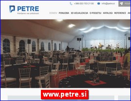 PVC, aluminijumska stolarija, www.petre.si