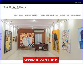 Galerije slika, slikari, ateljei, slikarstvo, www.pizana.me