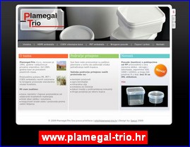 Plastika, guma, ambalaža, www.plamegal-trio.hr