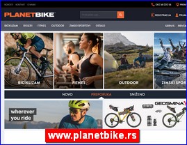 Sportska oprema, www.planetbike.rs