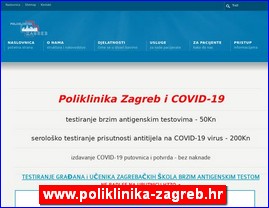 Ordinacije, lekari, bolnice, banje, laboratorije, www.poliklinika-zagreb.hr