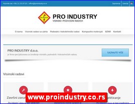Industrija, zanatstvo, alati, Srbija, www.proindustry.co.rs