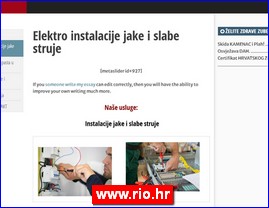 Energetika, elektronika, grejanje, gas, www.rio.hr