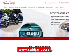 Registracija vozila, osiguranje vozila, www.sabljar.co.rs