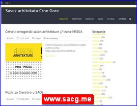 Arhitektura, projektovanje, www.sacg.me