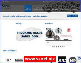 Automobili, servisi, delovi, www.sanel.biz