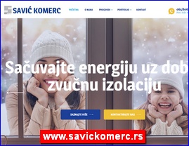 PVC, aluminijumska stolarija, www.savickomerc.rs