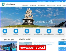 Gradovi, regije  , www.sencur.si