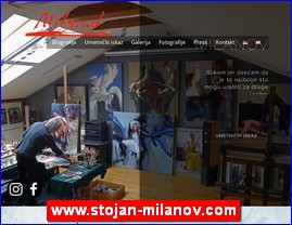 Galerije slika, slikari, ateljei, slikarstvo, www.stojan-milanov.com