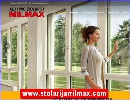 PVC, aluminijumska stolarija, www.stolarijamilmax.com