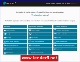 Građevinske firme, Srbija, www.tender5.net