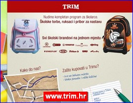 Kancelarijska oprema, materijal, kolska oprema, www.trim.hr