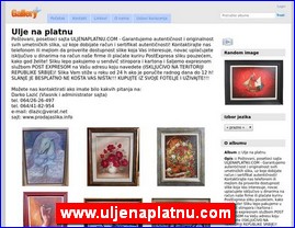 Galerije slika, slikari, ateljei, slikarstvo, www.uljenaplatnu.com