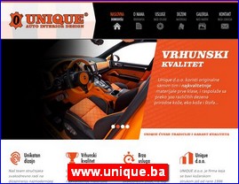 Automobili, servisi, delovi, www.unique.ba