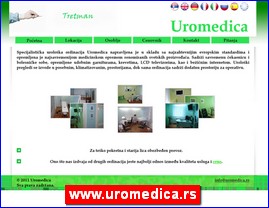 Ordinacije, lekari, bolnice, banje, laboratorije, www.uromedica.rs