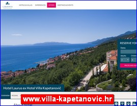 Hoteli, smeštaj, Hrvatska, www.villa-kapetanovic.hr