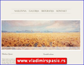 Galerije slika, slikari, ateljei, slikarstvo, www.vladimirspasic.rs