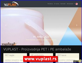 Plastika, guma, ambalaža, www.vuplast.rs
