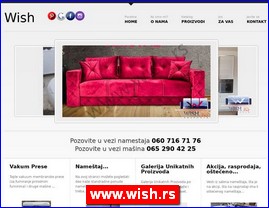 Nameštaj, Srbija, www.wish.rs