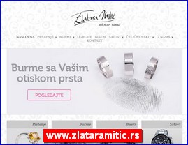 Zlatare, zlato, zlatarstvo, nakit, satovi, www.zlataramitic.rs