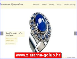 Zlatare, zlato, zlatarstvo, nakit, satovi, www.zlatarna-golub.hr