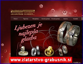 Zlatare, zlato, zlatarstvo, nakit, satovi, www.zlatarstvo-grabusnik.si