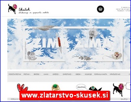 Zlatare, zlato, zlatarstvo, nakit, satovi, www.zlatarstvo-skusek.si