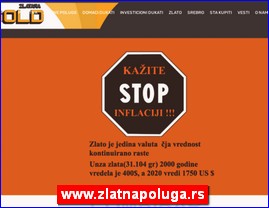 Zlatare, zlato, zlatarstvo, nakit, satovi, www.zlatnapoluga.rs