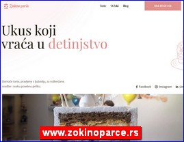 Torte, kola�i, ro�endanske torte, torte za slavlja, torte za svadbu, torte za kr�tenja, torte za proslave, posne torte, Zokino par�e, Beograd, www.zokinoparce.rs