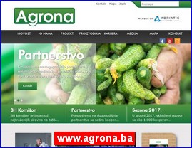 Vo�e, povr�e, prerada hrane, www.agrona.ba