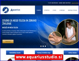 Frizeri, saloni lepote, kozmeti�ki saloni, www.aquariusstudio.si