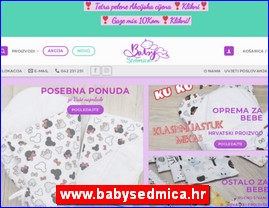 Oprema za decu i bebe, www.babysedmica.hr