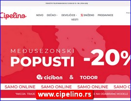 Oprema za decu i bebe, www.cipelino.rs
