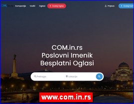 Poslovni Imenik Srbije, besplatni oglasi, najbolje kompanije u Srbiji, COM.in.rs