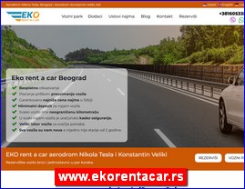 Rent a Car u Beogradu, Iznajmljivanje automobila, aerodrom Nikola Tesla, EKO Rent a Car; Beograd, Ni�, Sarajevo, www.ekorentacar.rs