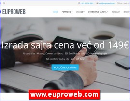 Izrada sajtova, Izrada internet prodavnica, digitalni marketing, odr�avanje sajtova, izrada sajta cena, EUPROWEB, Beograd, www.euproweb.com