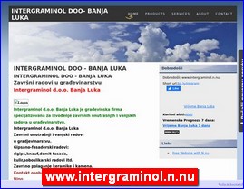 Moleri, kre�enje, gipsani radovi, www.intergraminol.n.nu