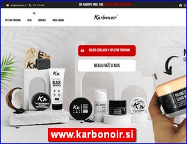 Kozmetika, kozmeti�ki proizvodi, www.karbonoir.si