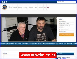 Transport, �pedicija, skladi�tenje, Srbija, www.mb-tim.co.rs