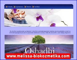 Kozmetika, kozmeti�ki proizvodi, www.melissa-biokozmetika.com