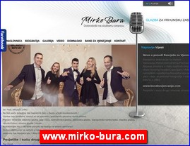 Muzi�ari, bendovi, folk, pop, rok, www.mirko-bura.com